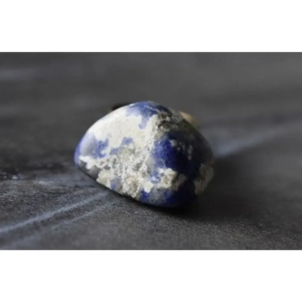 Designer's Ring with Sodalite Size 7.5